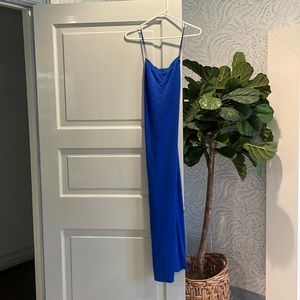 T by Alexander Wang - Royal Blue Backless Strappy Dress - Size 6